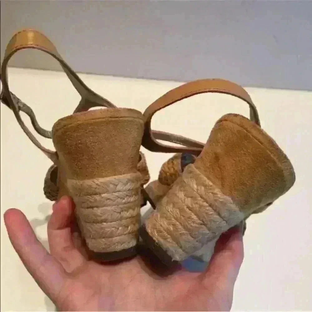 liz claiborne Heels Woven jute Wedges espadrilles